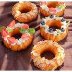 Fake Kuchen künstliche Kuchen 3 Stücke Künstliche Donuts Simulation Donuts Gefälschte Donuts Realistische Künstliche Gefälschte Donuts Modell Realistisches Essen(B)