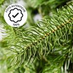Weihnachtsbaum Slim aus realistischem PVC, ideal für kleine Räume, von höchster Qualität, 714 dichte Zweige und Stabiler Boden, Elegantes Design für Klassische Weihnachtsdekor