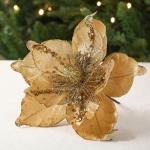 Glitzernder Weihnachtsstern, Weihnachtsbaumschmuck, hängende Dekoration für Weihnachtsbaum, Hochzeit, Party, Kranz, Dekoration (weiß)
