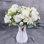 Boeket kunstbloemen kunstbloemen hortensia kunstbloemen planten bloem bloemstukken bruiloft kamerdecoratie 1017