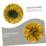 14 STK Künstliche Blumen Weihnachtsglitzerblume Stoff Weihnachtsstern Blumen Gold Kunstblumen Zur Dekoration Glitzerblumen Kuchendekorationen Weihnachtsglitter Große Kugeln Sport