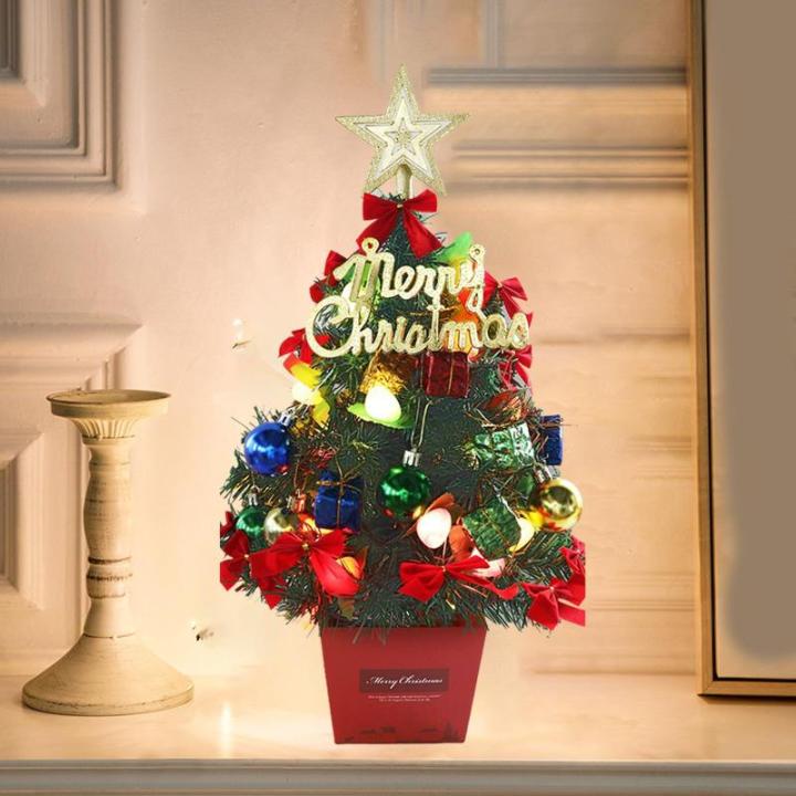 Kerstboom met verlichting 50 cm lichtketting kerstboom mini kerstboom kunstmatige kerstboom kerstdecoratie tafel kerstboom kerstcadeaus