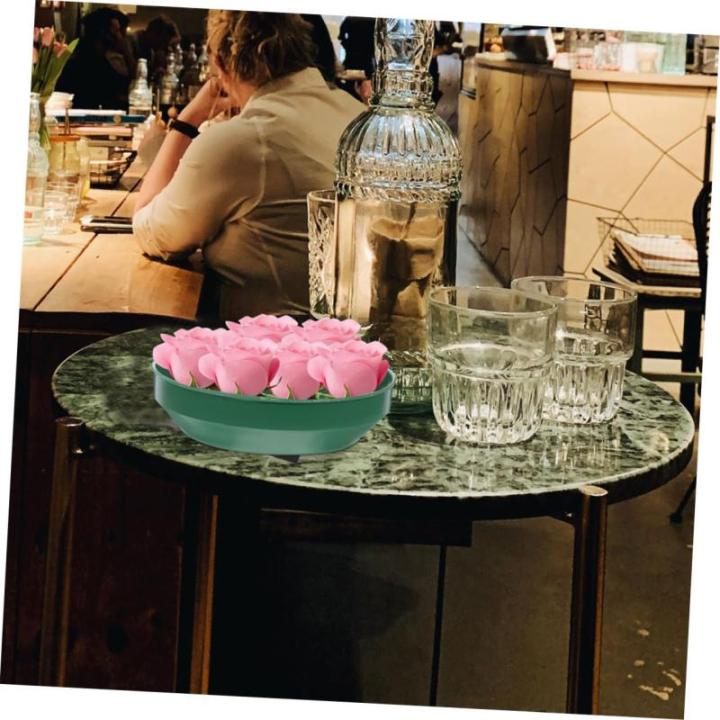 12 Stück Kunststoff-designschale, Kunststoff-blumenarrangement-Basis Für Tafelaufsatz, Dekoration Für Frische Und Künstliche Blumen, Hochzeiten Und Veranstaltungen