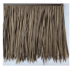 Simulation Stroh Kunststoff Stroh Fliese künstliche PVC Holzhaus Pavillon gefälschte Stroh natürliche Dachdekoration feuerfest Künstliches Stroh Gefälschtes Stroh 50X50cm