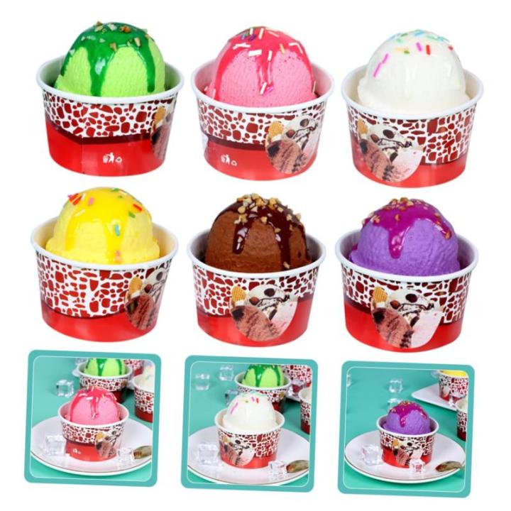 18 Stück Eiscreme Modell Eiscreme Display Requisiten Lebensechte Eiscreme Kugeln Partygeschenke Künstliche Eiscreme Kugeln Simulierte Eiscreme Kugeln Eiscreme Kugel