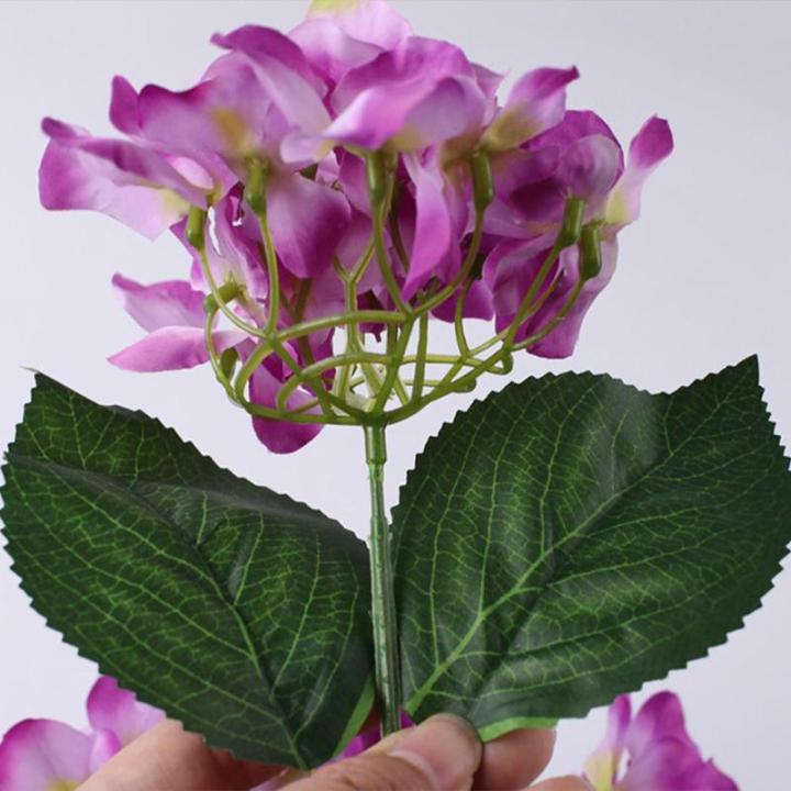 1110 Kunstbloemen, hortensia, kunstbloemen, als echt voor bruidsboeketten, huis, kantoor, hotel, feestdecoratie, middenstuk, bloemstukken