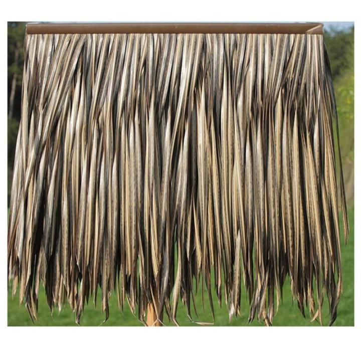 Simulatie reetdakpannen van kunststof met reetdak, kunststrodakkoop, tuinhuisje, dakdecoratie, kunststro kunststro simulatiereetdakpannen voor zee en cotta