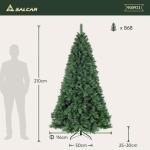 , kunstkerstboom, 120-240 cm, met kerstboomstandaard