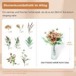, hortensia, rozen, eucalyptus, paardenbloem met stelen als echte grote bundel, kunstboeket, nepbloemen voor doe-het-zelf bruiloftsboeket, feest, thuis, tafeldecoratie
