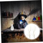 24 STK Halloween-korallentote Zweige Halloween-baumzweige Fauk-pflanzenzweige Gefälschter Korallenzweig Zweige Für Vase Getrocknete Künstliche Zweige Baum Herzstück Weiß Plast