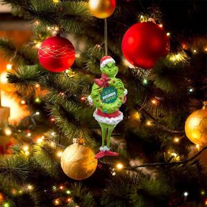 Kerstdecoratie, acryl, kerstboomversiering, groen, schattig, hangende ornamenten, kerstdecoratie, kerstversiering, feestdecoratie voor kerstfeest