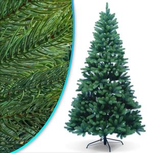 Kerstboom Xmas Premium 210 cm - kunstmatige volle PE dennenboom van 100% spuitgegoten - bedrieglijk echte kunstboom - B1 moeilijk ontvlambaar - metalen standaard - modulaire opbouw