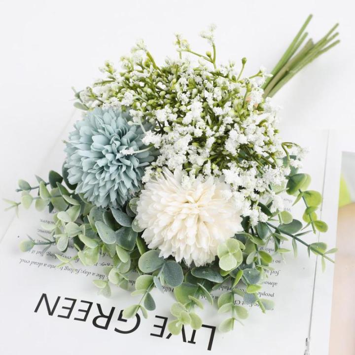 Unechte Blumen 12 stück Hortensien Kunstblumen Blumen Gelb Deko Geeignet für Blumenarrangements Hausgarten Partydekorationen Hochzeiten Tafelaufsätze 1810