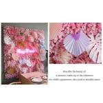 2 M * 2 M / 6,5 * 6,5 FTBlumenwandhintergrundwand Simulierte Blumenwanddekoration Pflanzenwand Hochzeit BlumenkunstSeidenhortensien-Blumenpaneel Für Fotohintergrund Home Party(F)