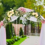 Empfang Seiden Tulpen Arrangements Hochzeit Gemischte Pfingstrosen Willkommensschild Veranstaltungsverzierungen