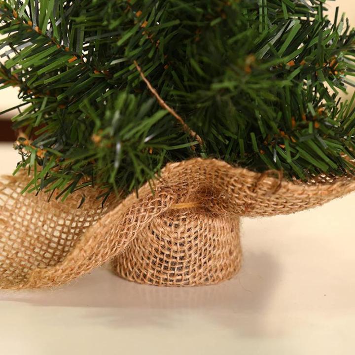 Miniatuur kerstboom mini ornamenten tafelblad kleine kunstmatige kerstboom duurzame kunstmatige kerstboom perfect voor binnen en buiten vakantie decoratie, 20 cm en 30 cm, groen