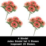 Kunstblumenstrauß Sonnenblumen Künstliche Blumen Einzelne Lange Stiel Gefälschte Sonnenblume für Tisch Tafelaufsätze Zuhause Hochzeitsdekoration 1508