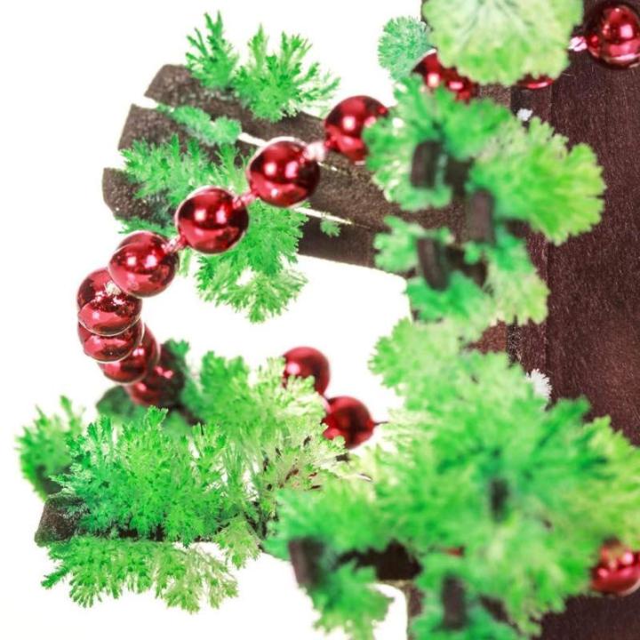 【UK Stock】Mini kerstboom magie groeien, papieren boom DIY kristal kweekkit/ornamenten decoratie speelgoed nieuwigheid kerstcadeau jongens meisjes wetenschapskits en speelgoed l