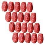 4 Sätze Simulierte Jujube Realistisches Datum Simulation Getrockneter Jujube Realistische Jujube Hochzeitsdeko Hochzeits Dekoration Falsches Obst Simulationsfrucht PVC 30 Stück *