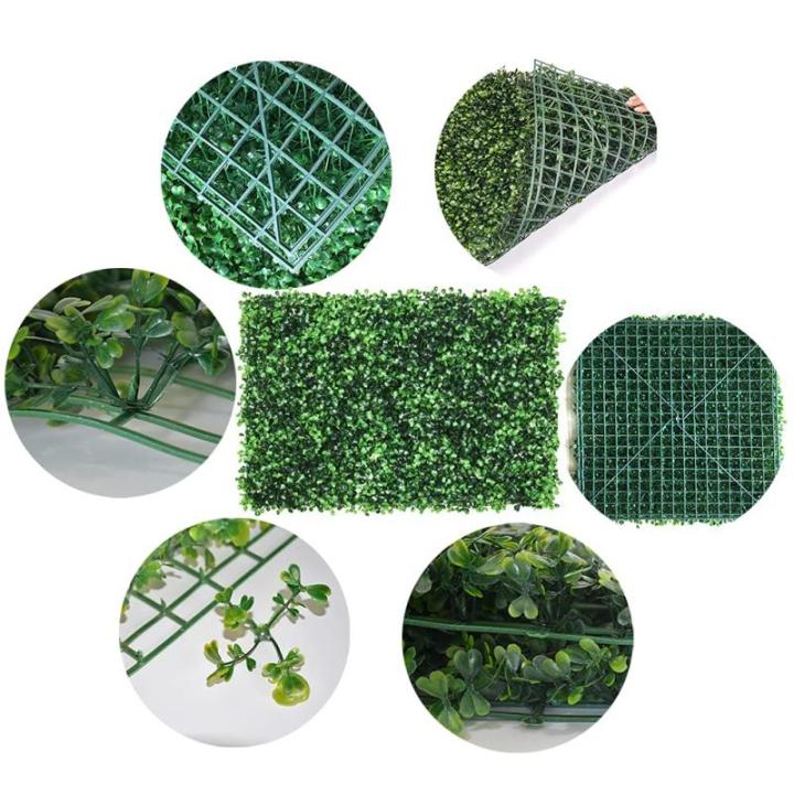 Kunstgras, plantenpanelen, heg, kunstmatige tuin, grasmat, gazon, gras, planten, muurhek, landschapsdecoratie, gras, tapijt, vloermat voor binnen, buiten, tuin, terras, balkon (40 