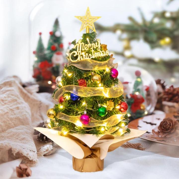 Kerstboom met verlichting 60 cm lichtketting kerstboom mini kerstboom kunstmatige kerstboom kerstdecoratie tafel kerstboom kerstcadeaus