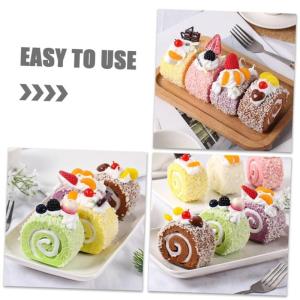 Fake Kuchen künstliche Kuchen 6 Stücke Simulation Kuchen Dekor Kuchen Dessert Modell Lebensechte Kuchen Realistische Lebensmittel Foto Prop Realistisches Essen