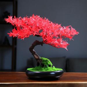 Künstlicher Bonsai-Baum Simulationsbaum-Bonsai-Ornamente, chinesische Feng-Shui-Simulations-Bonsai-Ornamente, Eingangsdekorationen Künstliche Bäume Pflanzen