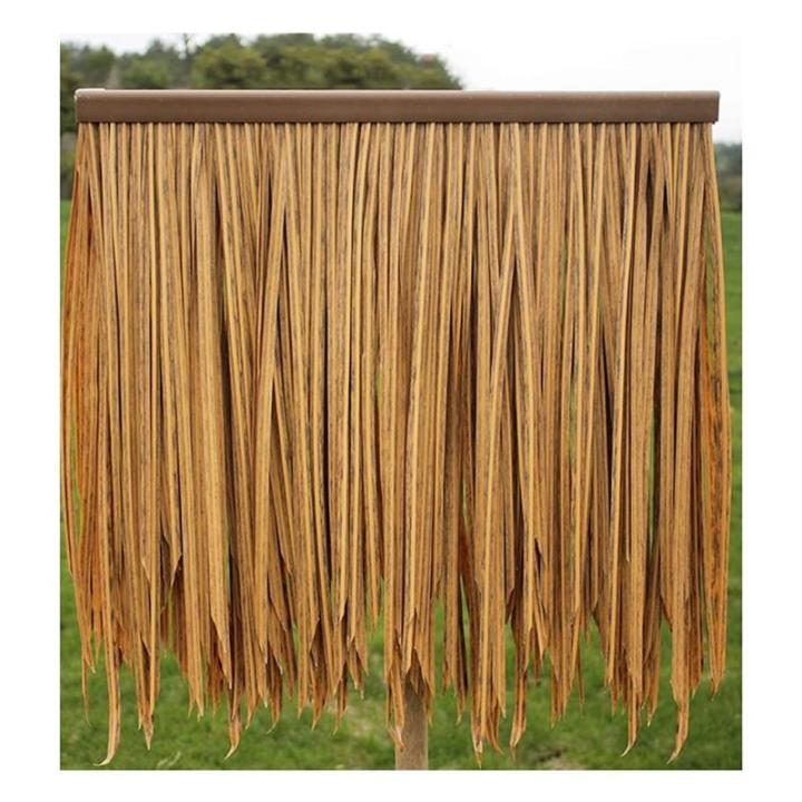ZJGZDCPHDPB Kunststof Stro PE PVC Simulatie Stro Stro Stro Dakbedekking Kunststof Tegels Brandvast Kunststro Gazebo - Kleur: Geel D, Maat: 2 stuks (Kleur: Geel a, Maat: 10 stuks)