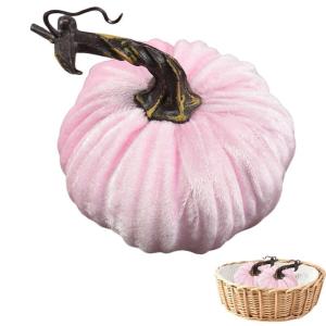 Minis Fluwelen pompoenen, kunstmatige decoratieve kleurrijke schuimrubberen pompoenen, handgemaakte Halloween-oogst, groente, kunstmatige simulatiepompoenen, boerderij-rustieke sto