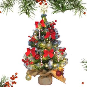 Tisch-Weihnachtsbaum,Weihnachtsbaum-Tischplatte - Weihnachts-Schreibtischdekorationen - Dekorative Miniatur-Weihnachtsbäume, Desktop-Weihnachtsbaumdekoration für Feiertagsparty-D
