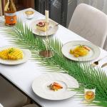 Areca kunstpalmbladeren, 68 cm, tropische palmbladeren met stammen, kunstplant voor palm, zondag, Hawaiian Luau, jungle, bruiloft, verjaardag, feestdecoratie