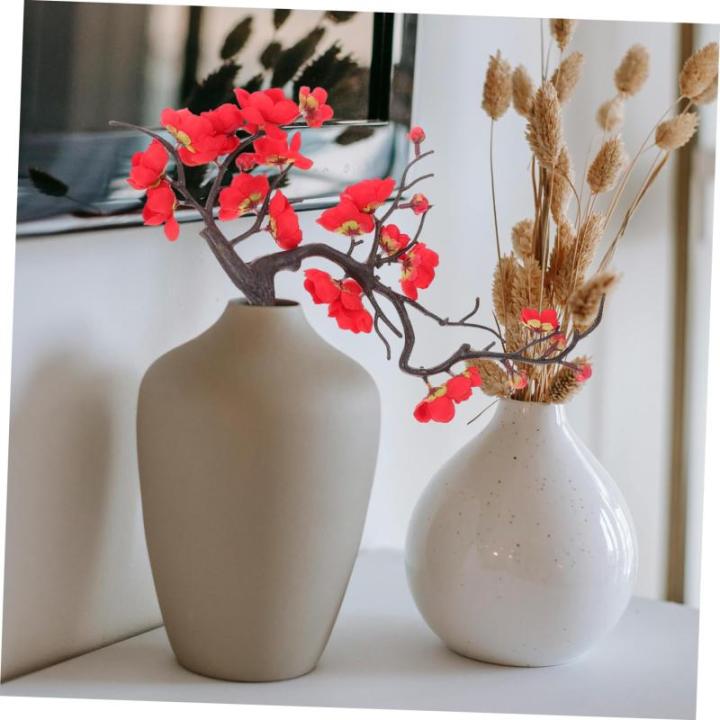 2 Stück Simulation Von Pflaumenblüten Hausdekorationen Für Zuhause Vasen Künstliche Blumen Künstliche Pflaumenblütenzweige Künstliche Pflaumenblütenzweige Künstliche