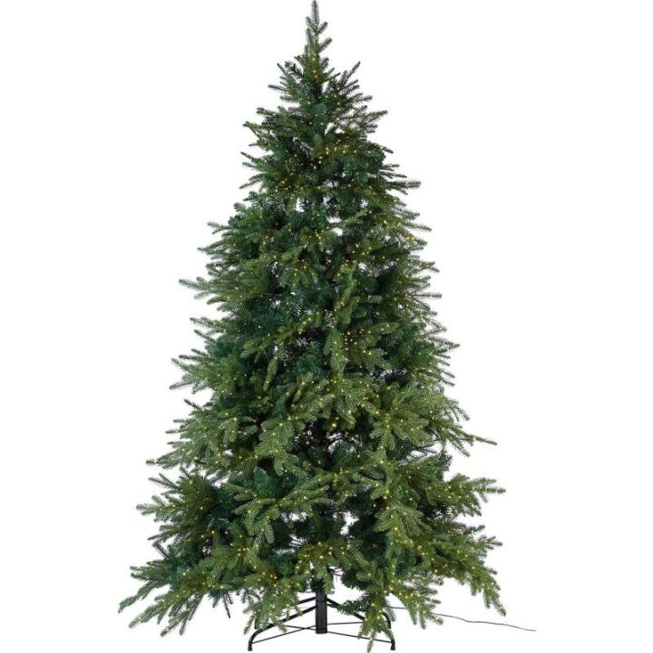 Led-kerstboom binnen: premium kunstkerstboom met 3000 leds, 8 lichtmodi, 210 cm (dennenboom LED-verlichting)