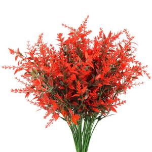 Kunstplanten, bloemen, in pot, net echt uv-bestendig, 10 bundels , , balkonplanten, struiken, decoratie, kunstbloem, lavendel voor tafel, huis,