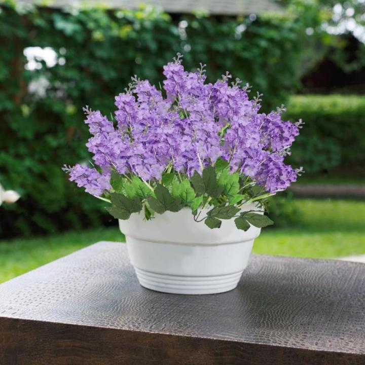 Boeket van , 35 cm, hyacint, boeket met lange steel, kunsthyacint bloemen voor thuis, tuin, bruiloft, tafel, decoratie, 1408