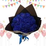 Künstlicher Rosenblumenstrauß – Bouquet, romantische gefälschte unsterbliche Rosenblumen | Hochzeitsstrauß, Home Party Dekoration für Freundin