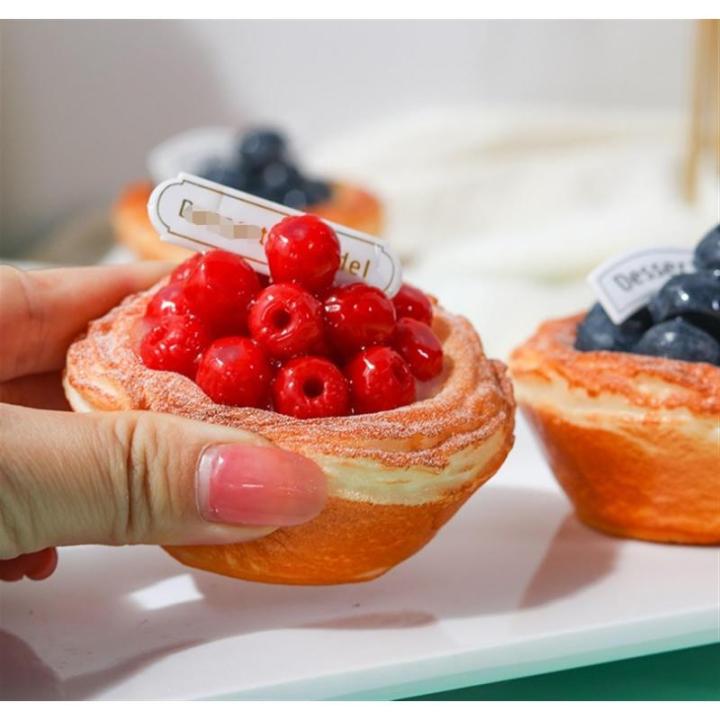 Fake Kuchen künstliche Kuchen 8 Pcs Künstliche Ei Torte Modell Für Shop Dekorationen Kuchen Modell Für Fotografie Requisiten Realistisches Essen