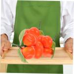 3 Sätze Simulation Orange Gefälschte Zitronen Obst Orange Spielzeug Dekorative Frucht Orange Küche Obst Photogratpy Requisiten Obst Fotografie Prop Obst Pflanzen 5 Stück * 3