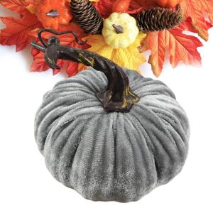 Minis Samt-Kürbisse – Künstliche Künstliche Dekorative Bunte Schaumstoff-Kürbisse | Handgemachte Halloween-Ernte-Gemüse-künstliche Simulations-Kürbisse, Bauernhaus-rustika
