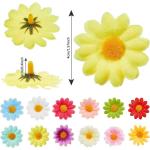 , anjer, 30 stuks, droogbloemen, decoratief, zijdemateriaal, blijven lang mooi, makkelijk in het onderhoud, goed voor feestjes, interieurstijlen of bruiloften (oranje)