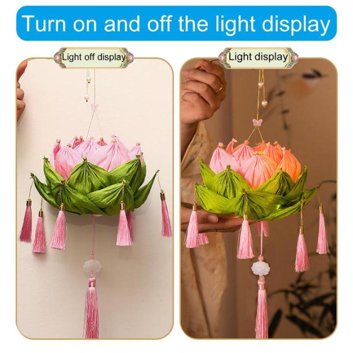 Künstliche handgehaltene Blumenkerzenlichter,Blumenkerzenlampe für das Mondfest und die asiatische Hochzeitsdekoration