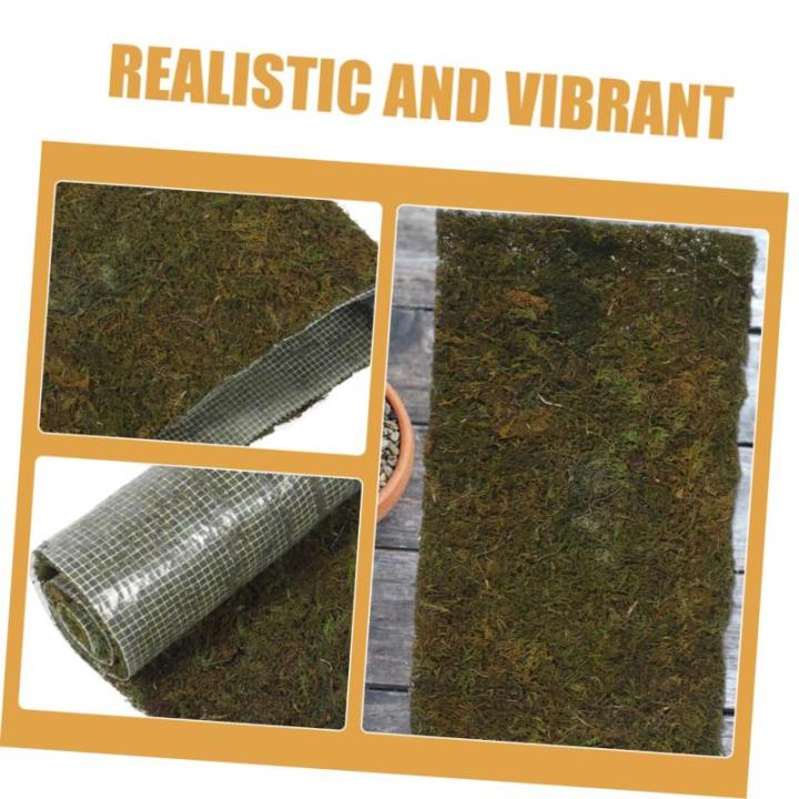 1 Rolle Künstlicher Moosrasen Kunstrasenfliesen Moos Kulisse Terrasse Bastelmoosmatte Realistische Grasfliese Tischläufer Aus Gras Landschaftsbau Moos Künstliches Moos Green