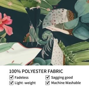 Vetplanten en cactus wandtapijt, muuropknoping 152 x 130 cm wandtapijt voor slaapkamer grappig wandtapijt muurkunst moderne muurdeken slaapzaal wand poster banner voor woonkamer