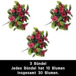 Künstliche Blume Künstlicher Blumenstrauß Blumen mit Einzelner Stielen für DIY Blumenarrangements Hochzeit Party Zuhause Babyparty Dekor 1518
