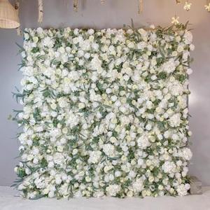 2 M * 2 M / 6,5 * 6,5 FTKünstlicher Blumenhintergrund Wandstoff Hintergrund Blumenwand, Blumenarrangement Blumenwandpaneel-Set, Seidenhortensien-Blumenpaneel Für Fotohintergrund(