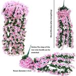 Nep Wisteria Wijnstok Zijde Bloem - Kunstmatige Blauweregen Wijnstok Opknoping Zijde Bloemen 90CM voor feest thuis bruiloft decor DIY Opknoping Huis Tuin Feest Decor
