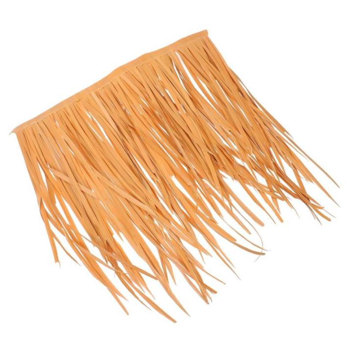 2 Stück Stroh Dekoration Rasen Dekor Simulierte Strohmatte Dekoratives Strohdach Strohdach Gartendekoration Lebensechte Stroh Simulation Stroh Ornament DIY Künstliches