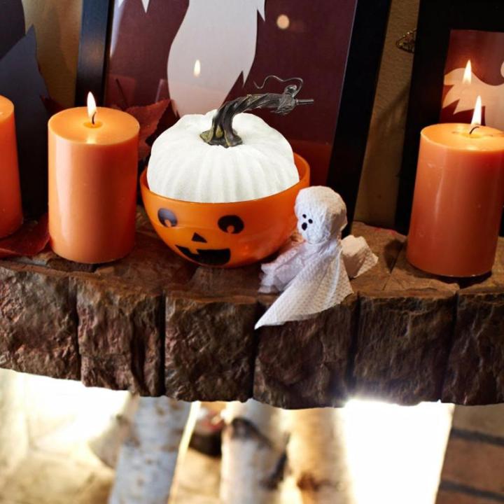 Minis Samt-Kürbisse – Künstliche Künstliche Dekorative Bunte Schaumstoff-Kürbisse | Handgemachte Halloween-Ernte-Gemüse-künstliche Simulations-Kürbisse, Bauernhaus-rustika