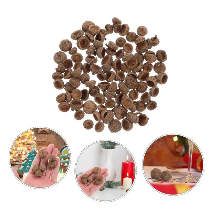 300 STK natürliche Eichel weihnachtsdeko Christmas Decorations weihnacjtsdeko Weihnachten Dekoration Fallen Vase Eichelfüller trockene Eichelverzierung Eichelschale Eichel Handwe