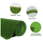Kunstrasen Kunstrasen Kunstrasenmatte Kunstrasen für Garten und Terrasse Perfekt für Spielplätze Sportplätze und Camping Leicht zu reinigen und zu verlegen (1x10m)
